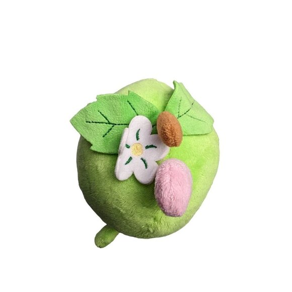 Shopkins Green Apple Blossom & Pink worm 7" Plush - Picture 2 of 7